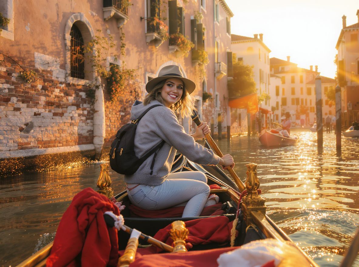 A női gondolások új korszakot nyitnak Velencében.