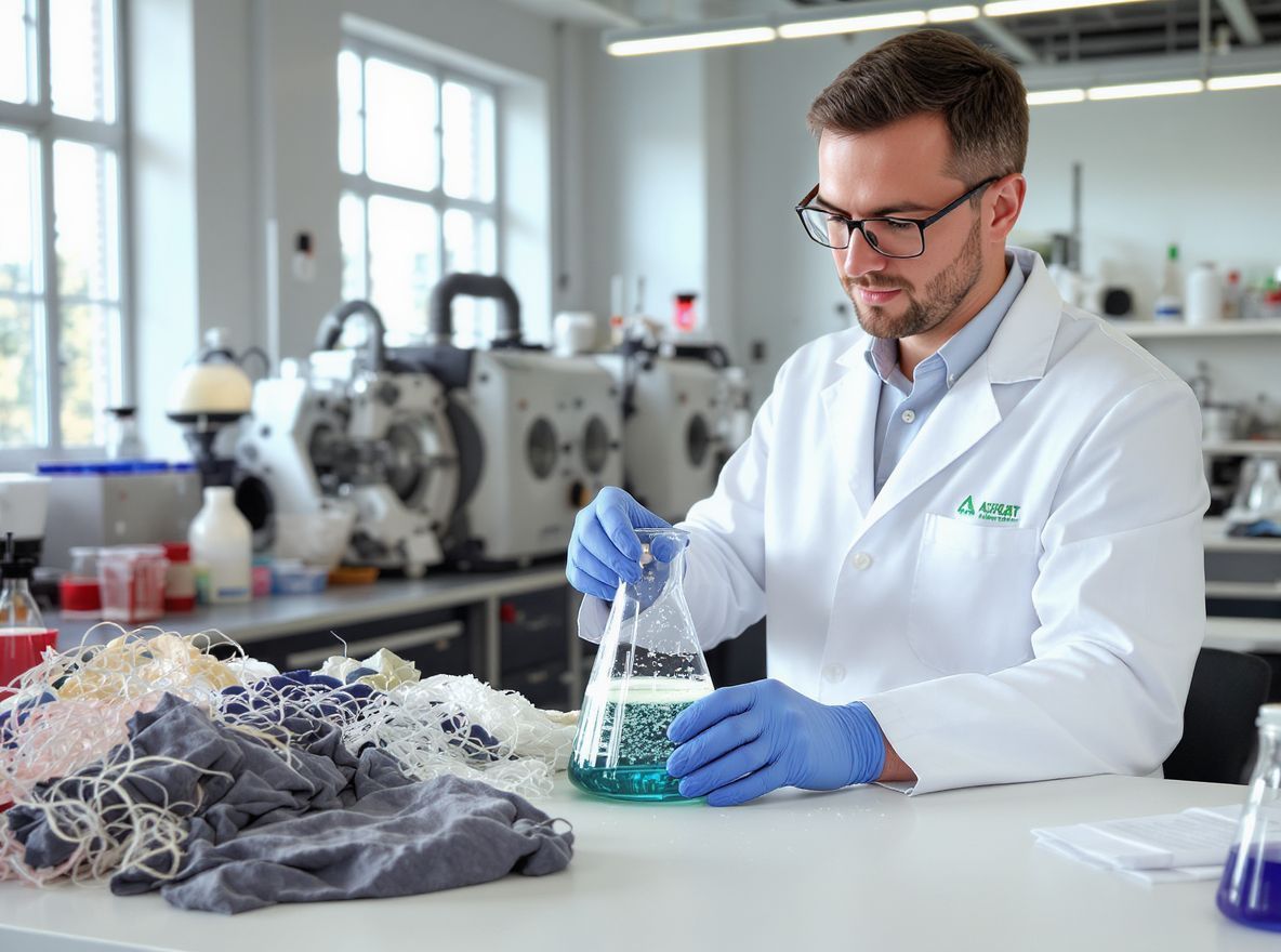 A PET depolimerizációja újrahasznosított anyagokat hoz létre.