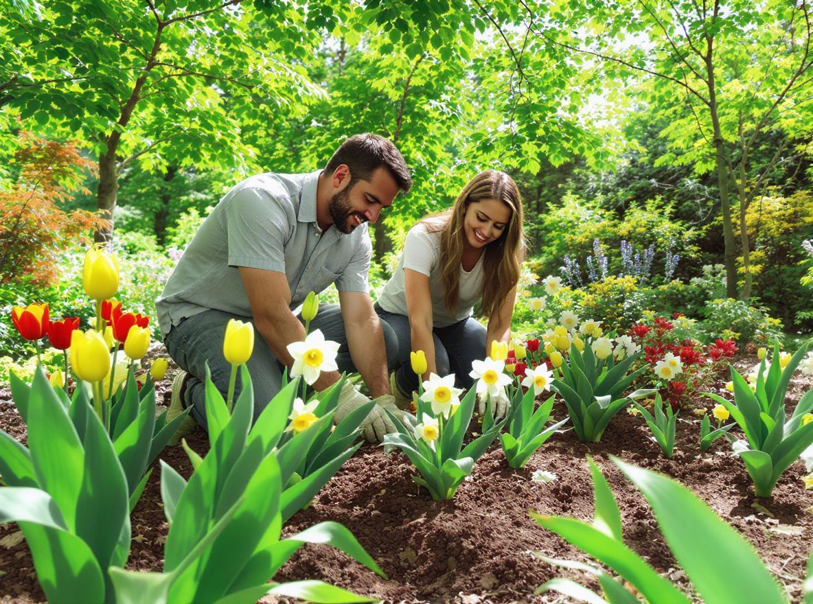 A hagymások vidámságot hoznak a tavaszi árnyékba.