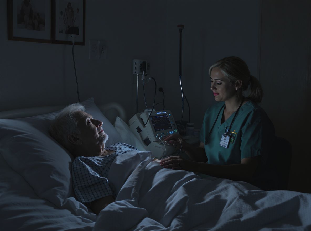 Az éjszakai ügyelet segít az idősek biztonságában.