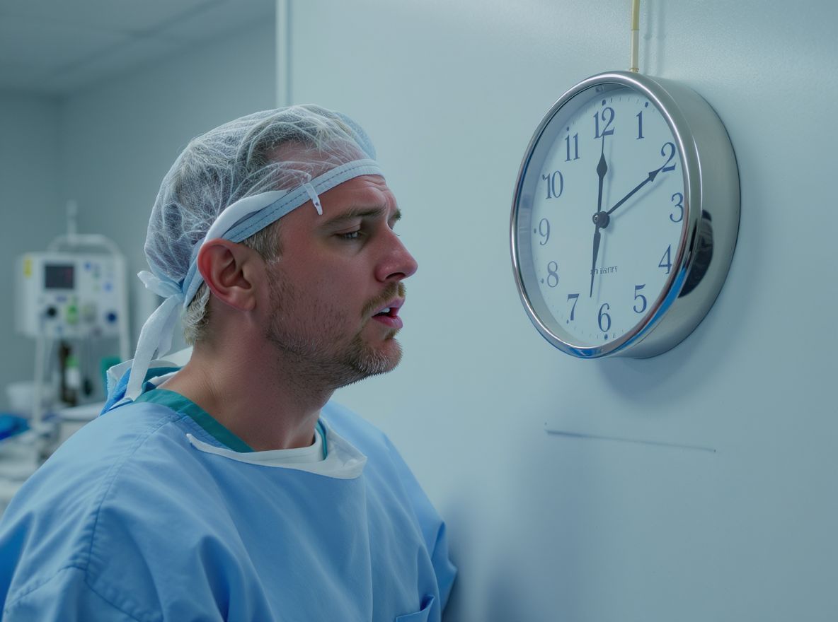 A fáradtság növeli a műtéti hibák kockázatát.