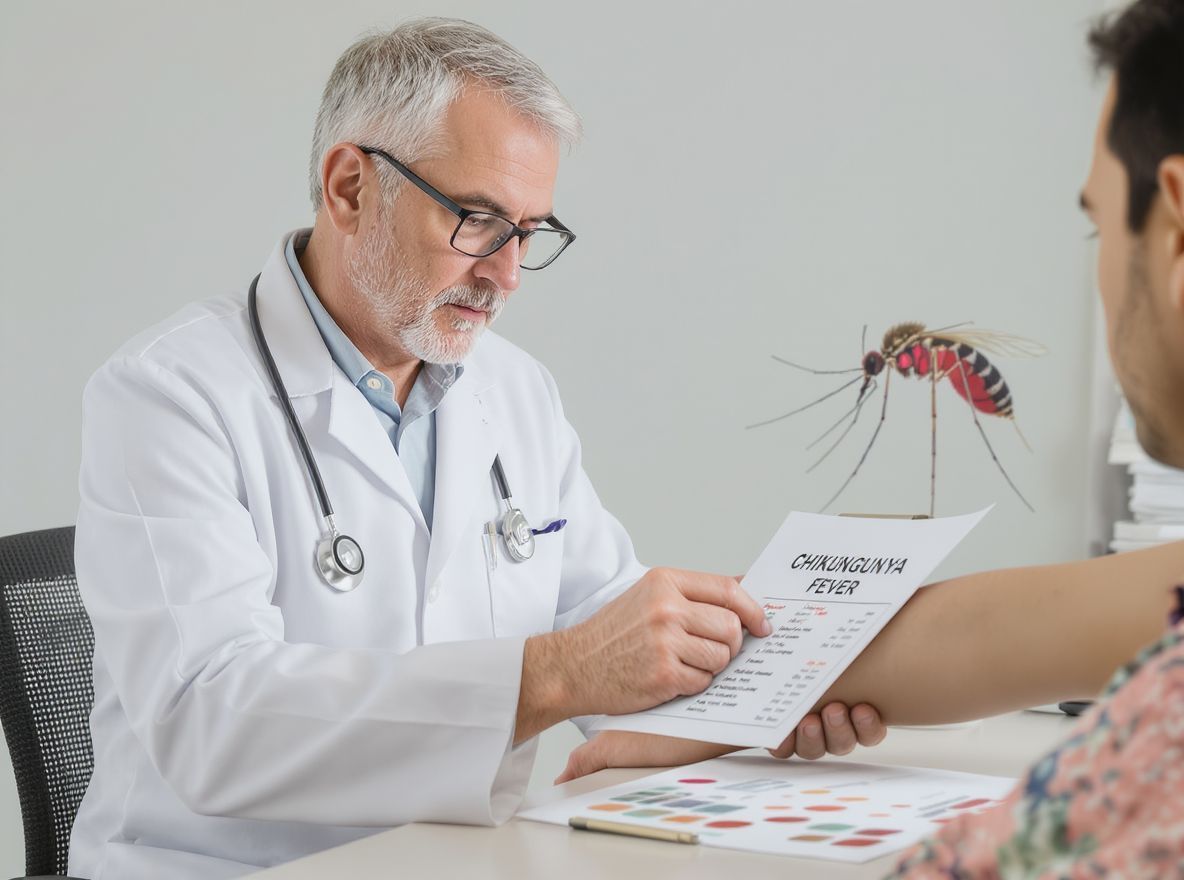 A chikungunya diagnózisa laborvizsgálatokkal erősíthető meg.