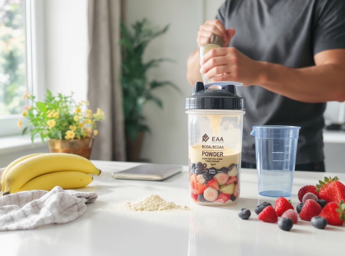 Az EAA és BCAA támogatja az izomnövekedést és regenerálást.