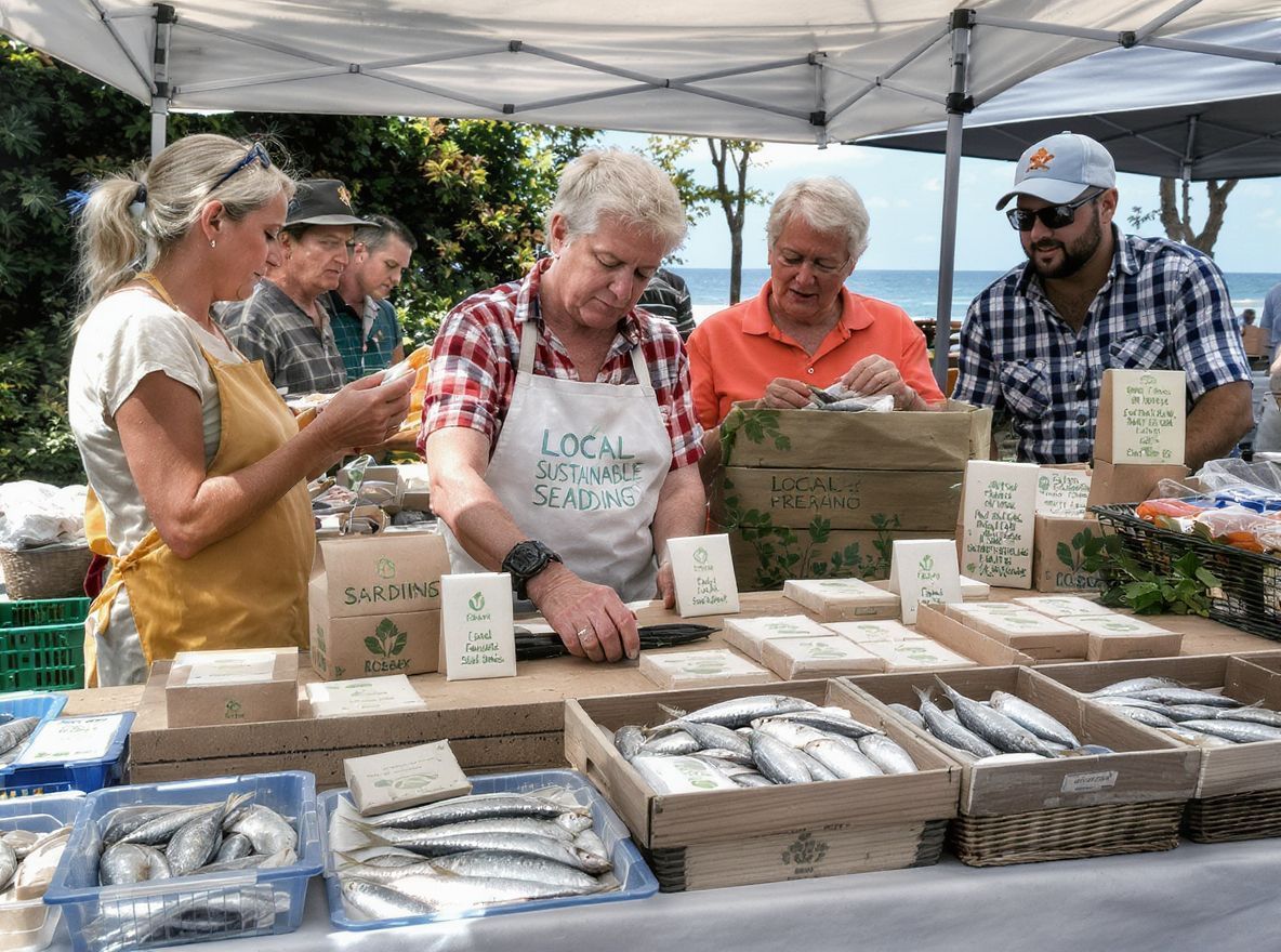 A szardínia fenntartható tenger gyümölcse, alacsony ökológiai lábnyommal.