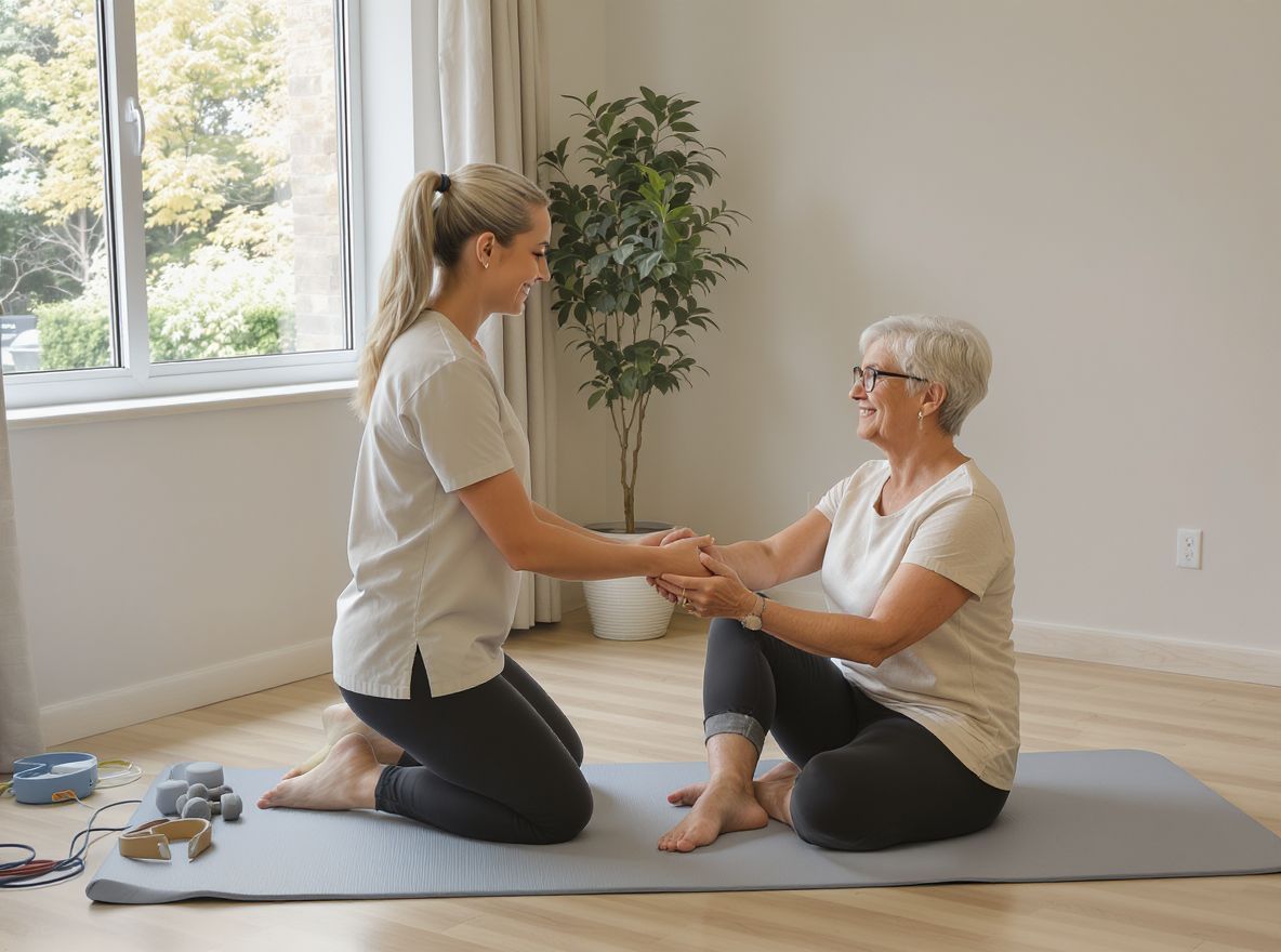 A fizioterápia segít a mozgásfunkciók fenntartásában és javításában.