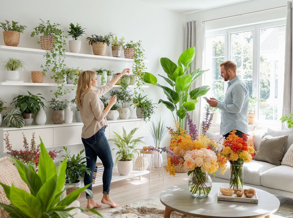 Válasszunk műnövényt a helyiség világítása alapján!