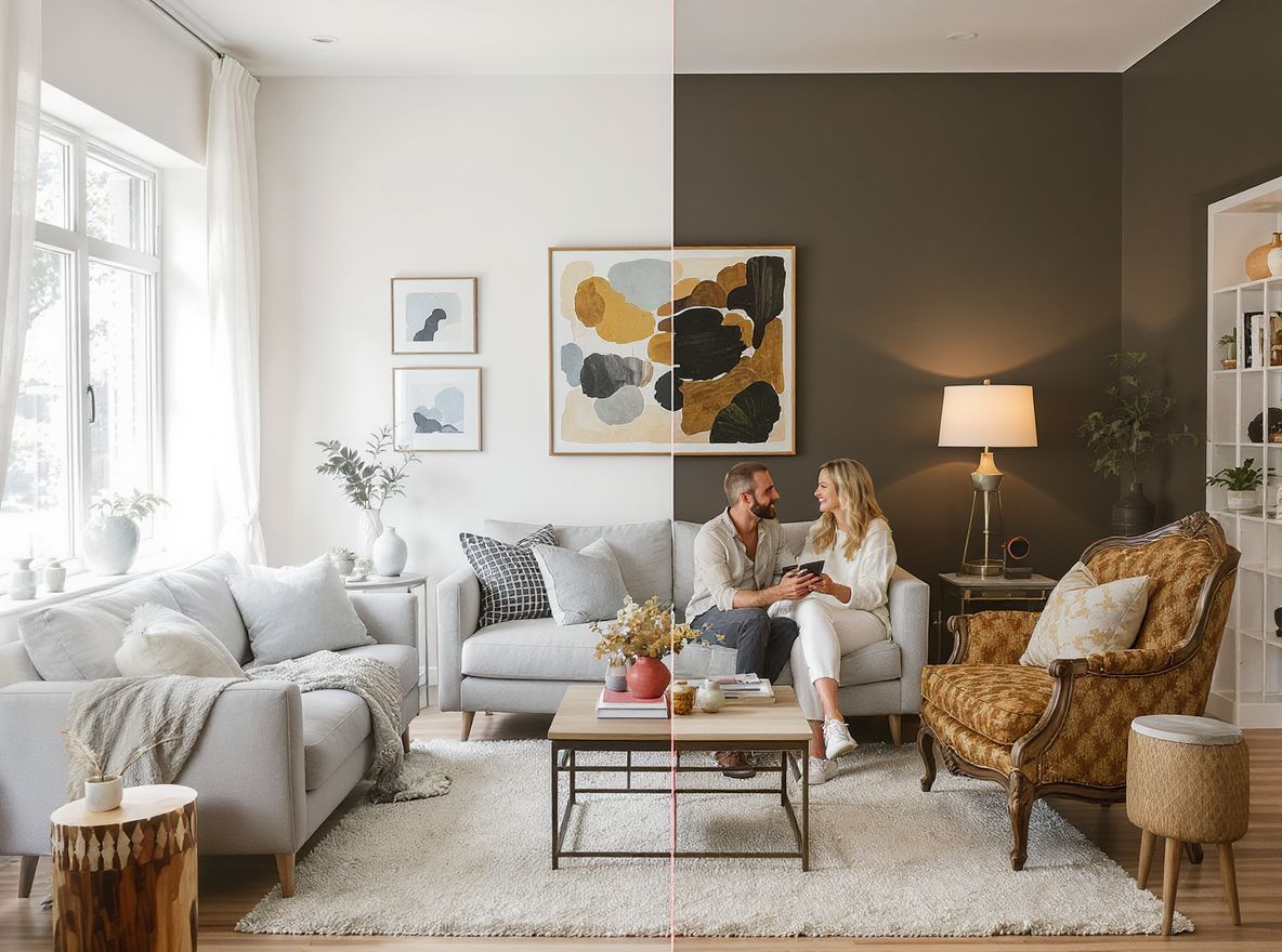 A túl sok stílus keverése vizuális zűrzavart okoz.