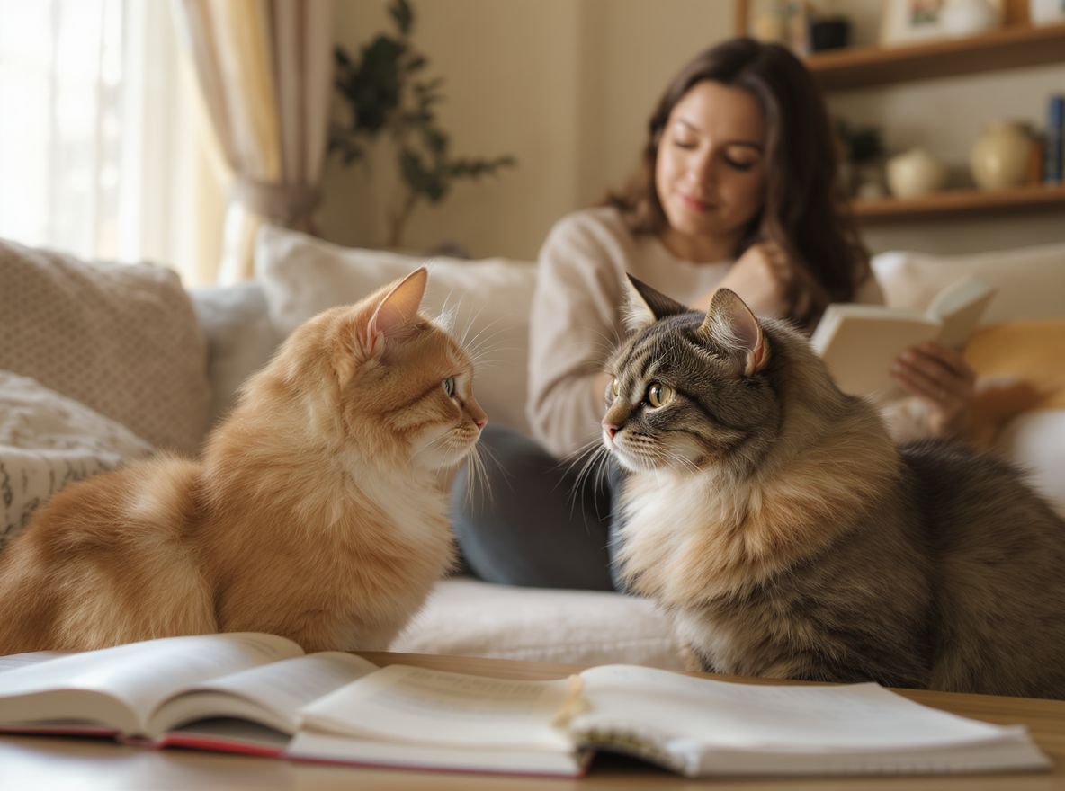 A macskák nézése kíváncsiságuk és tanulásuk jele.