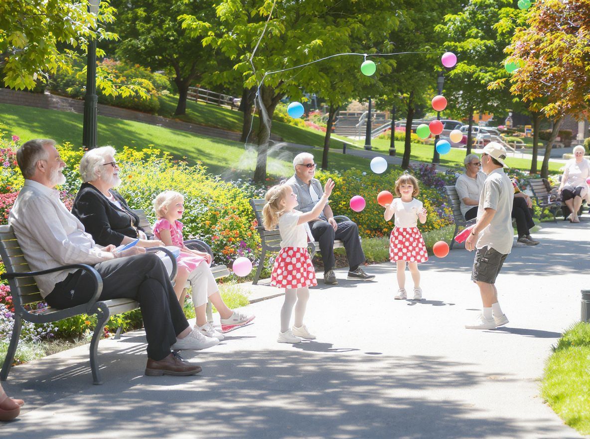 A gyermekek játékos élményeket, míg a szeniorok nyugalmat keresnek.