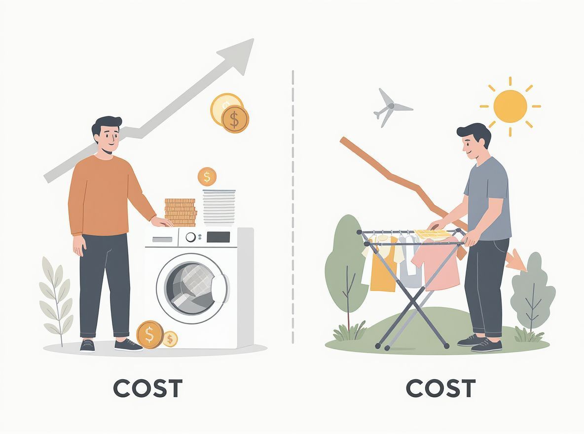 A ruhaszárító használata évente jelentős költséget takarít meg.