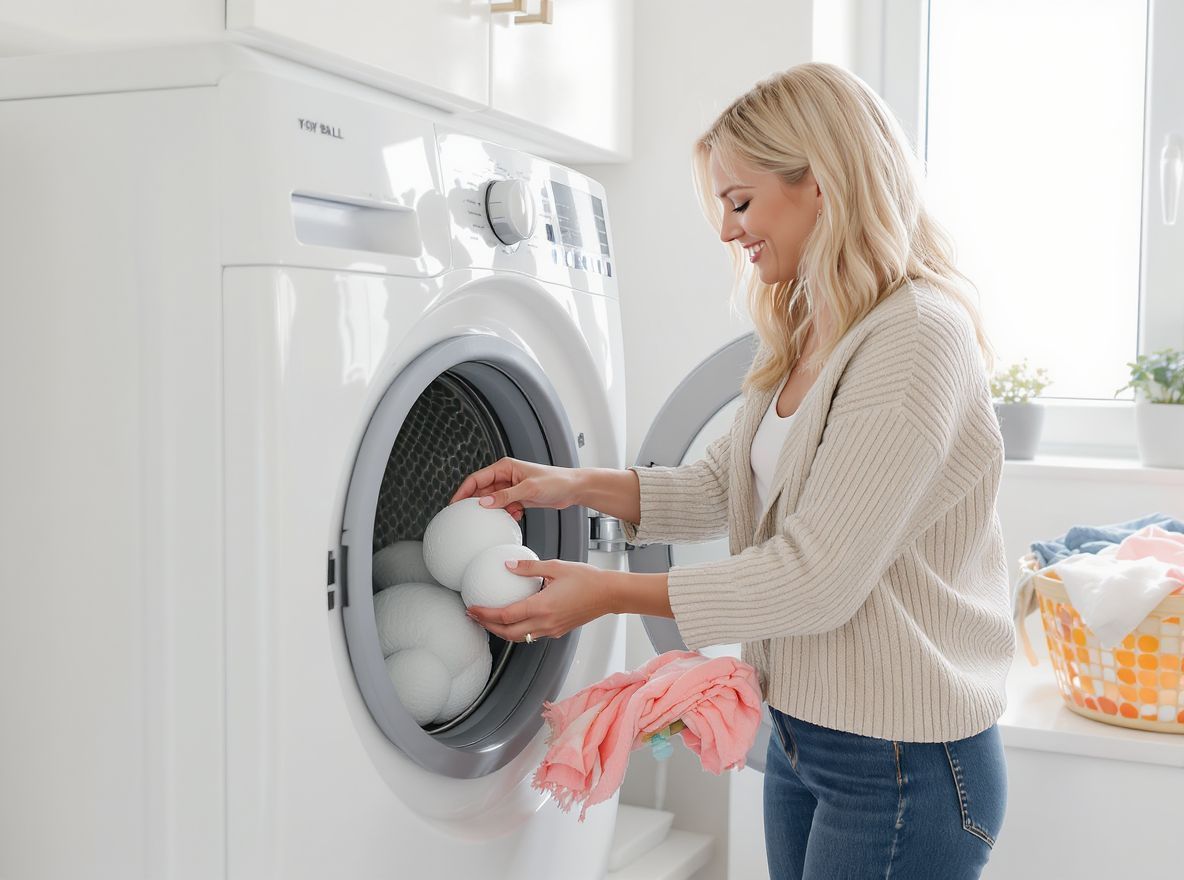 A szárítógolyók csökkentik a ruhák gyűrődését is.