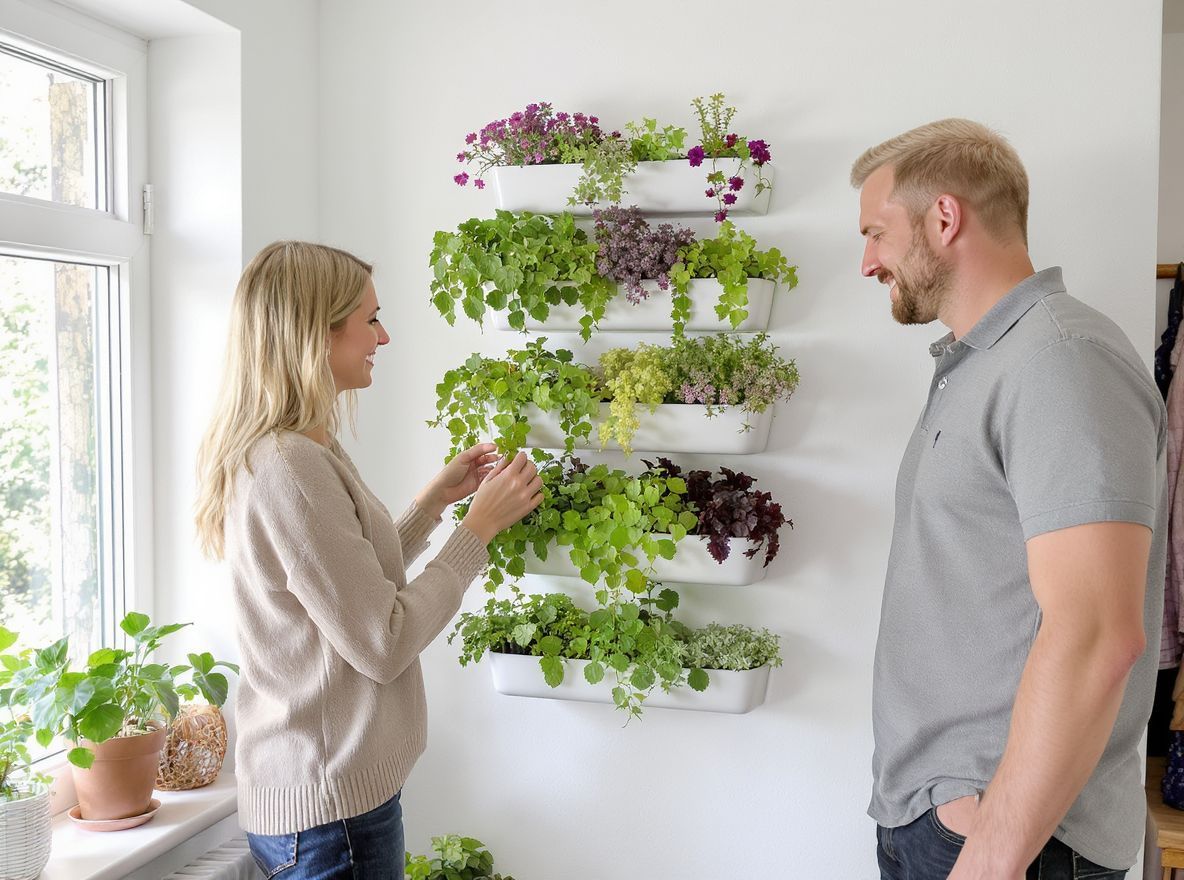 A vertikális kertészet optimalizálja a zöldségtermesztést kis helyen.