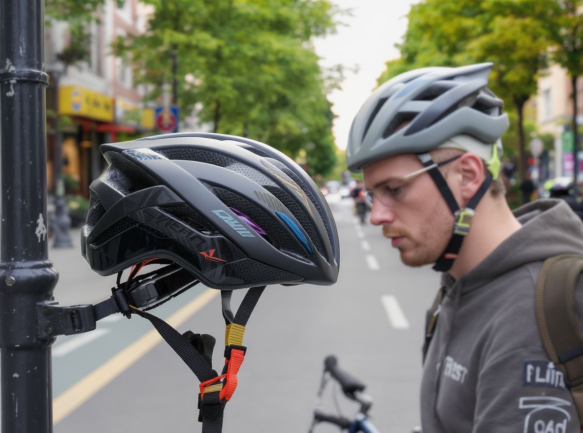 A sisak viselése ötvözi a biztonságot és a stílust.