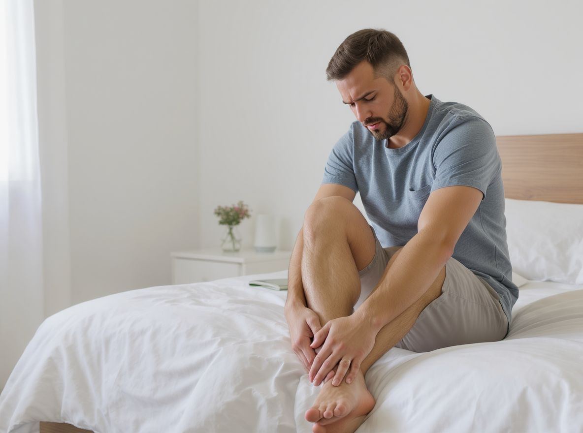 A nyugtalan láb szindróma korral és genetikai hajlammal nő.