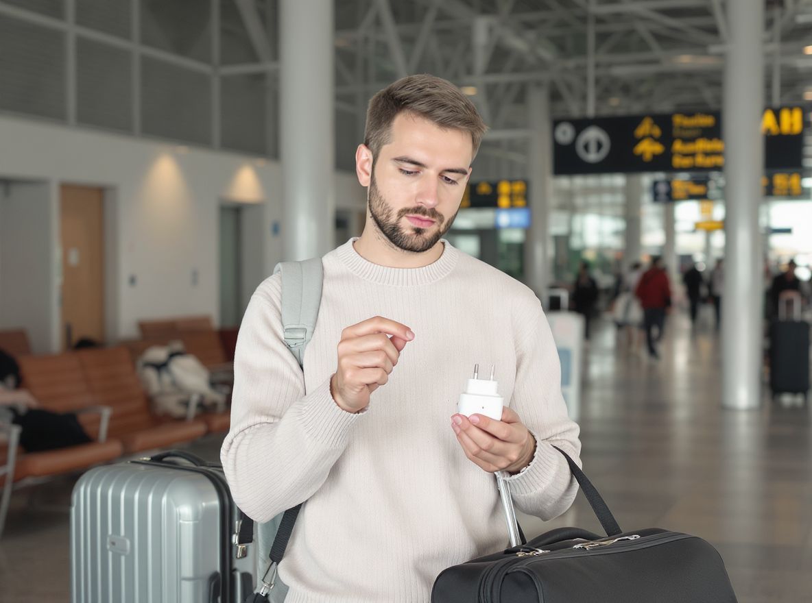 Figyelembe kell venni az országbeli feszültséget és csatlakozókat.