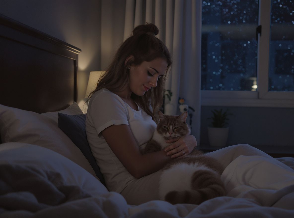 A cica játék és figyelem megoldhatja az éjszakai zajokat.